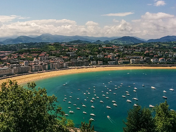 View from Monte Urgull