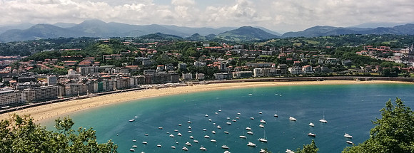 View from Monte Urgull